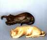 Small Cats Walnut and Maple.