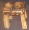 Oak stool 15x15x10 ins �120